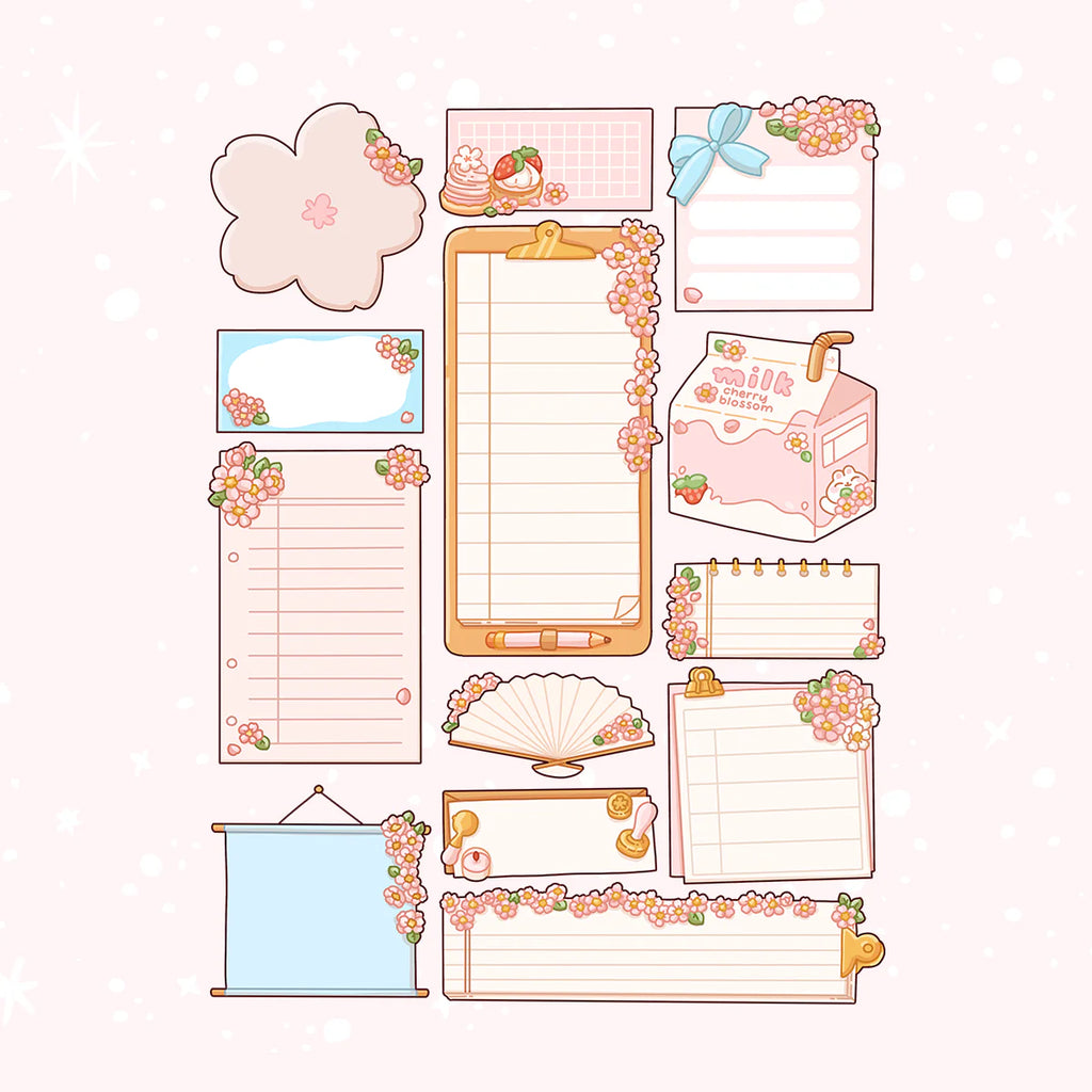 PAPERSHIRE || Sakura Journaling Kit Halfboxes P02