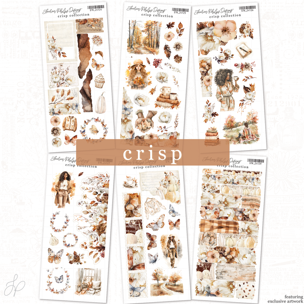 Crisp Sticker Bundle | 6 sheets