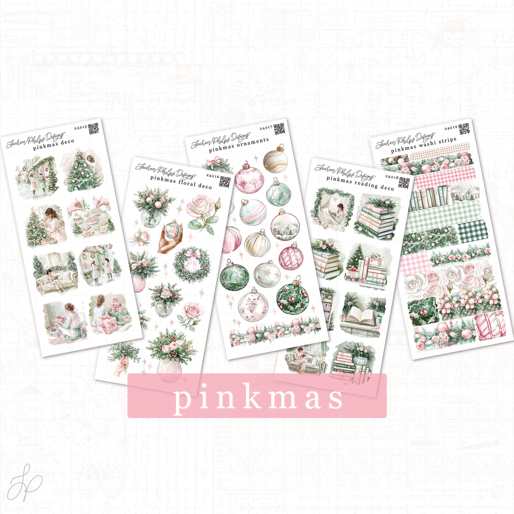 PINKMAS Collection Sticker Bundle | 5 Sheets