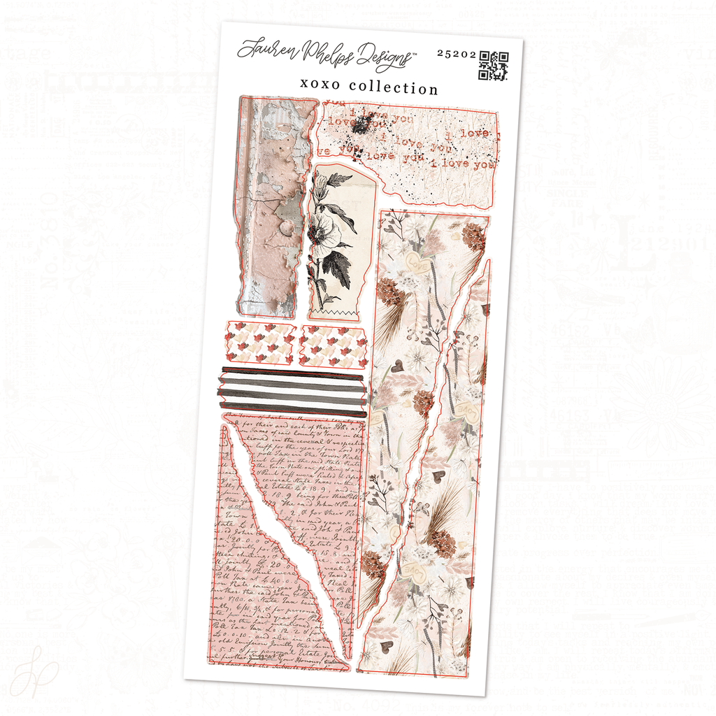 xoxo collection | Torn Journaling Deco