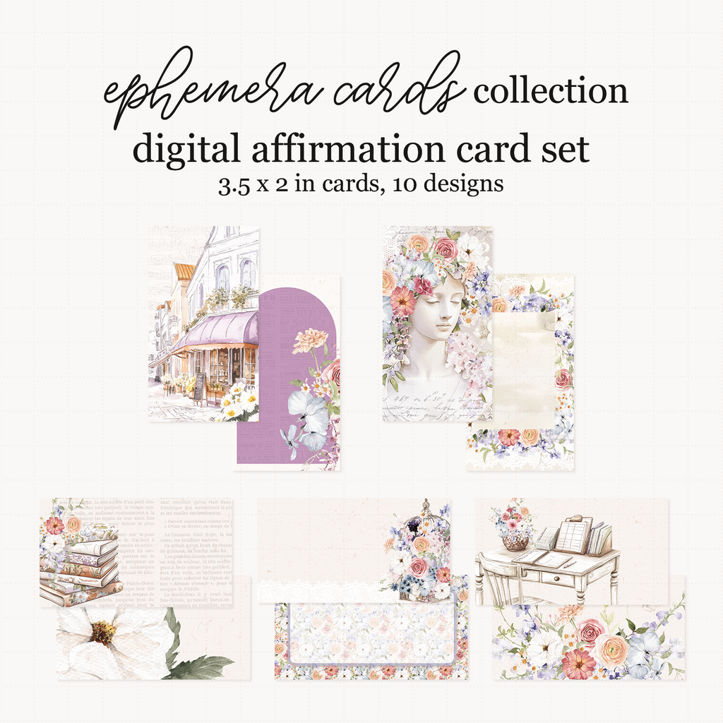 Provence Collection Affirmation Card Set Freebie