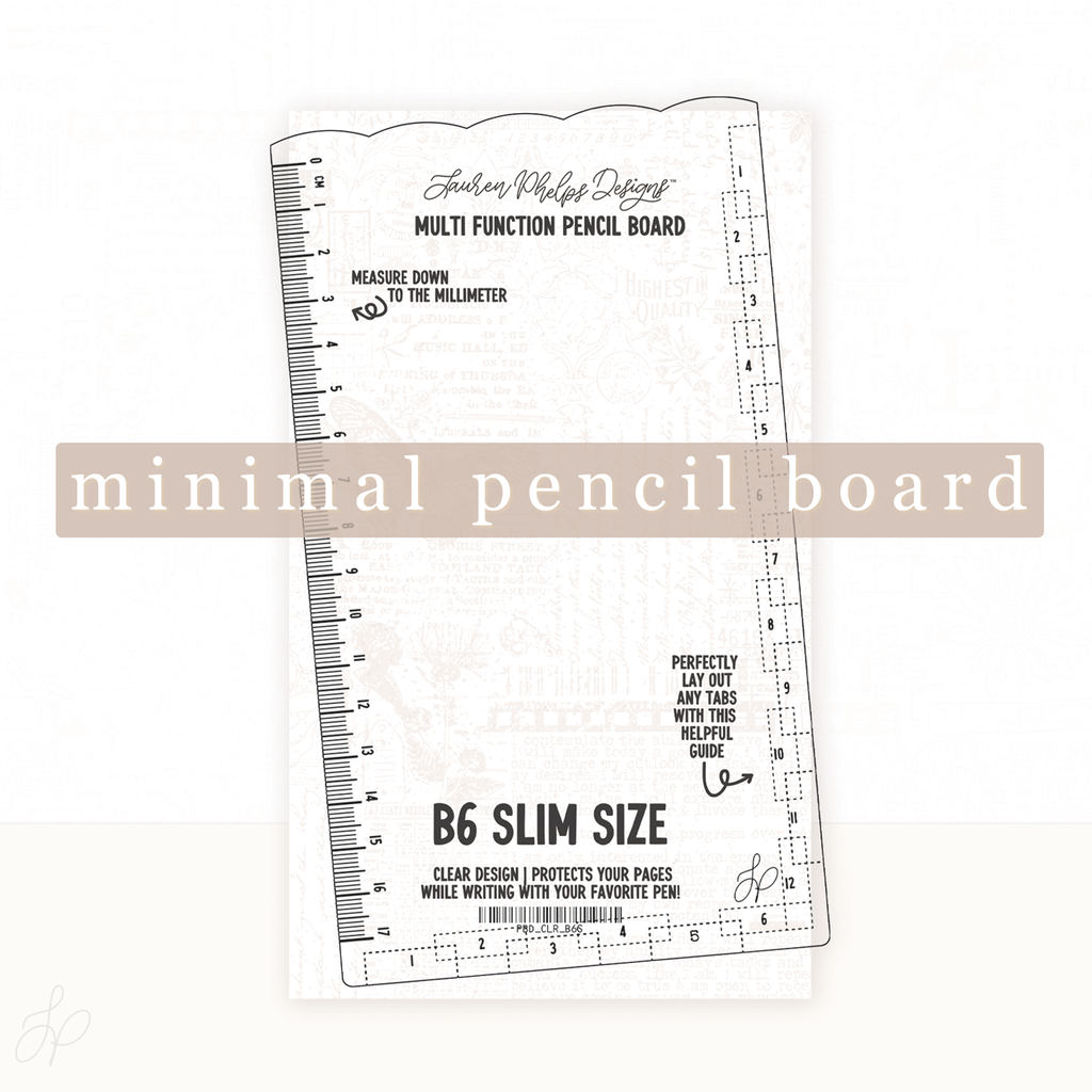 Clear Pencil Board | New Minimal Design