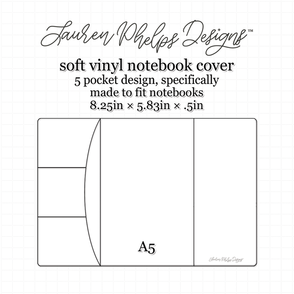 Clear Soft Vinyl Notebook Cover