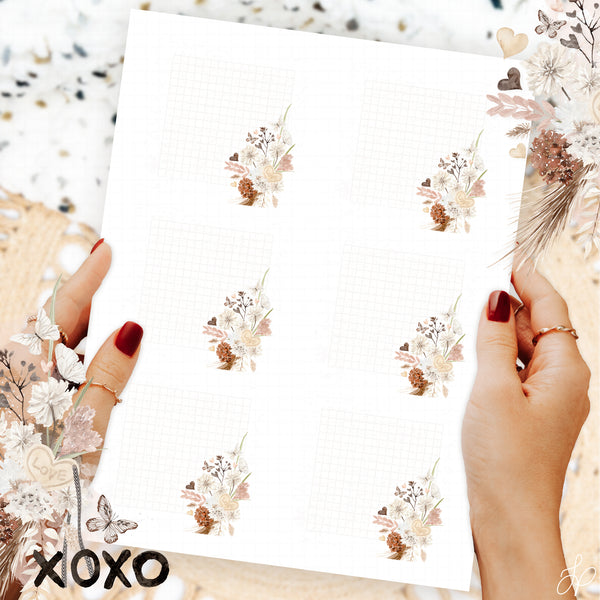 xoxo Sticky Note Set Freebie