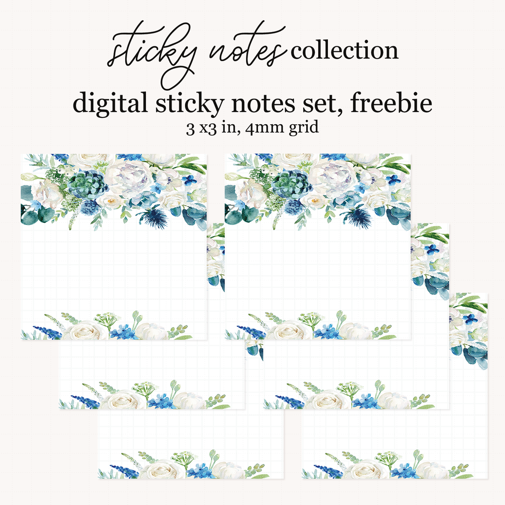 Serenity Sticky Note Set Freebie