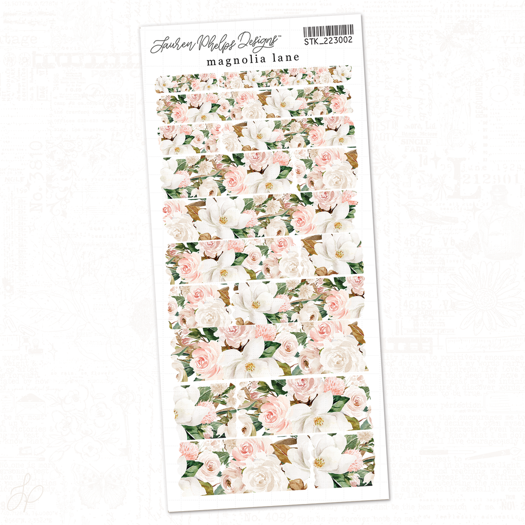 Magnolia Lane | Sheet 2  | Washi Strips Sheet