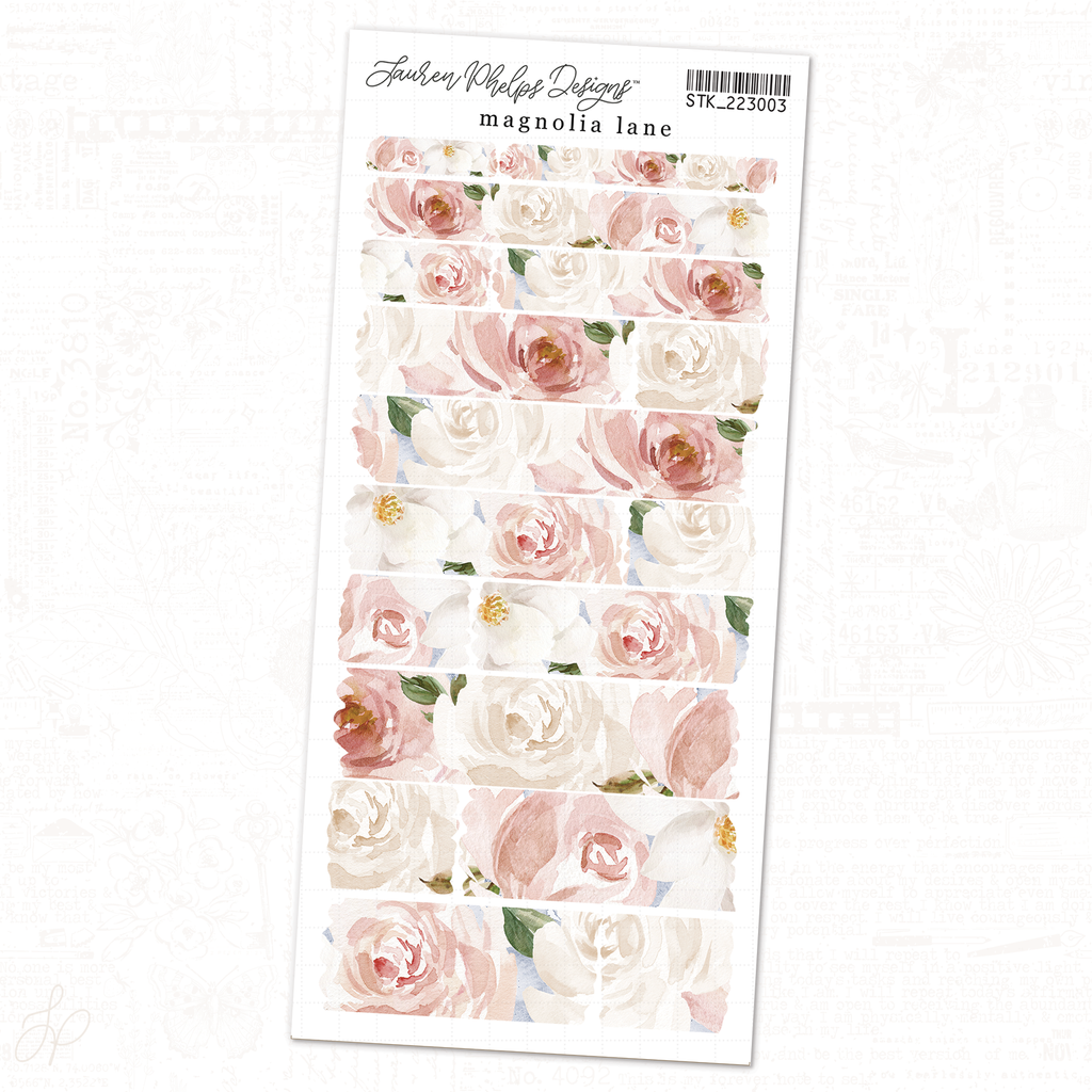 Magnolia Lane | Sheet 3  | Washi Strips Sheet