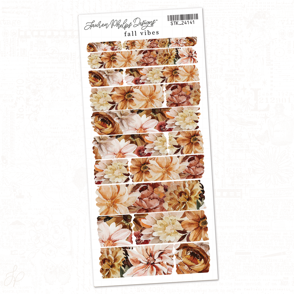 Fall Vibes Collection | Washi Strips Sheet 7