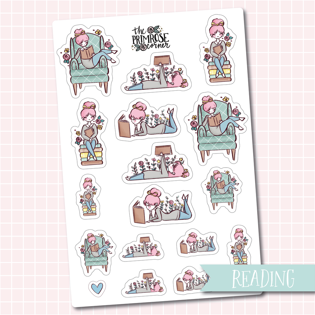 THE PRIMROSE CORNER || Reading Primrose Character Stickers