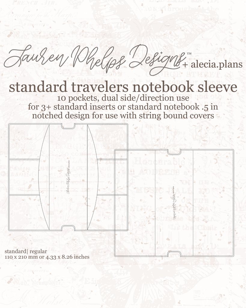 Standard Travelers Notebook Sleeve