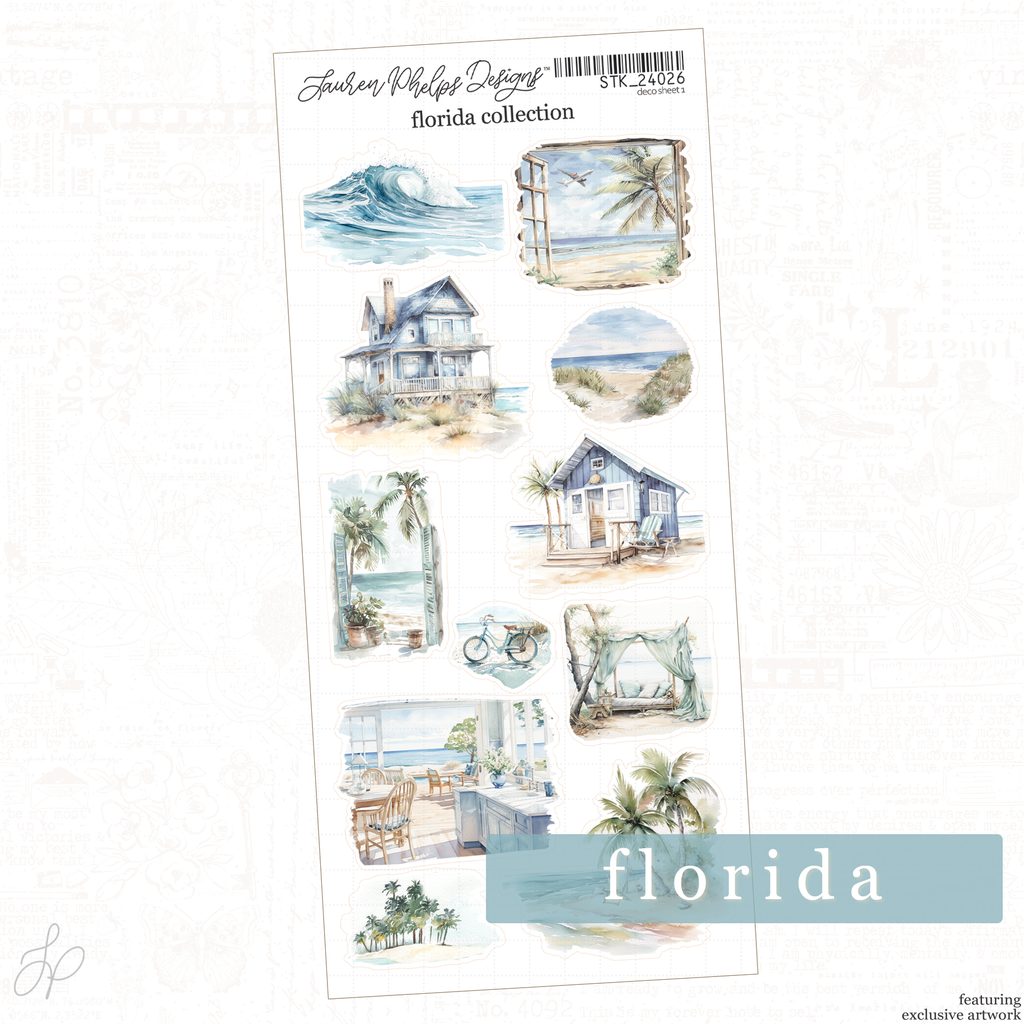 Florida Collection | Deco Sheet 1