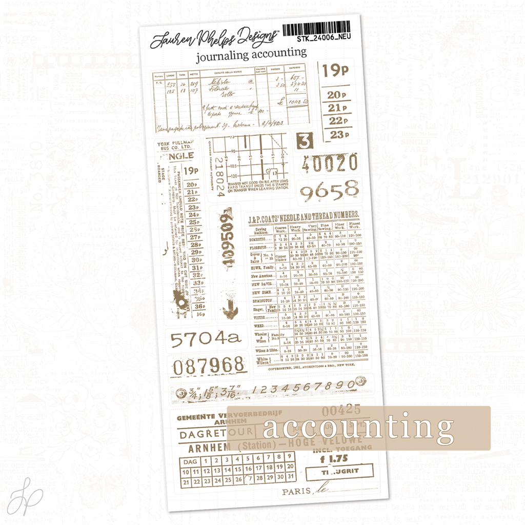 Journaling Accounting | Classically Chic Basics