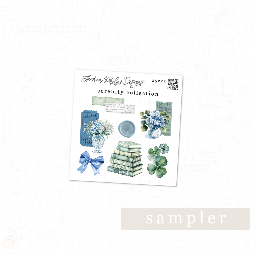 Serenity Collection | Sampler Sheet