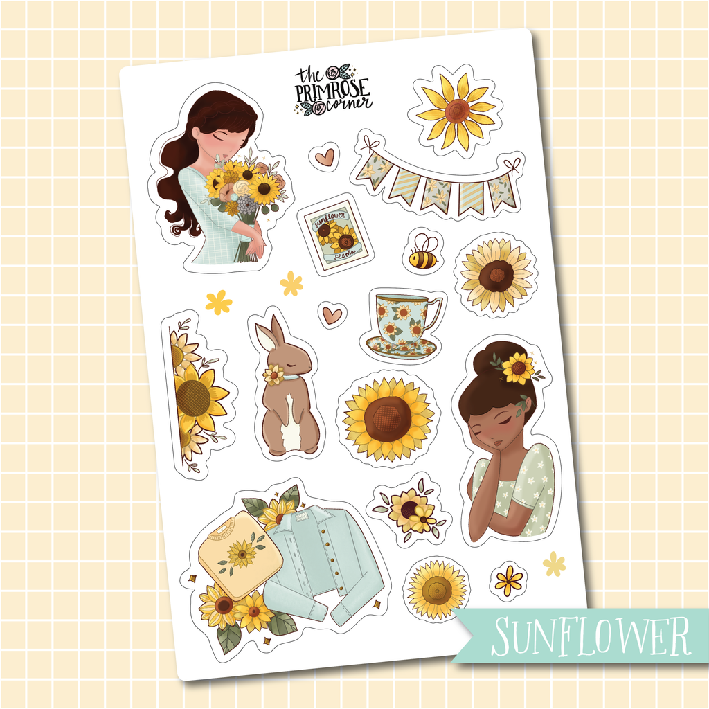 THE PRIMROSE CORNER || Sunflower Collection I Sunflower Party I Sheet Two