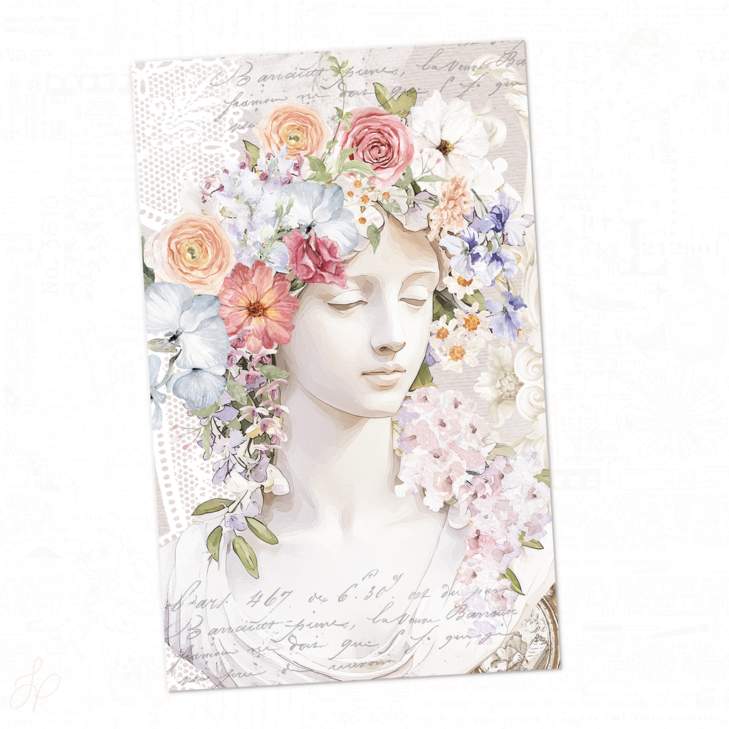 Provence collection | Quiet Time Vellum Sheet