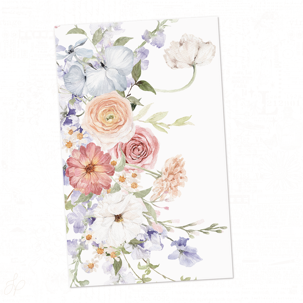 Provence collection | Border Vellum Sheet