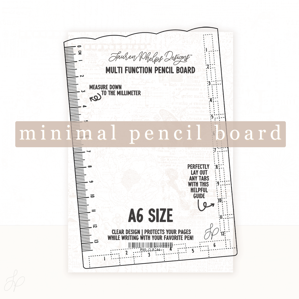 Clear Pencil Board | New Minimal Design