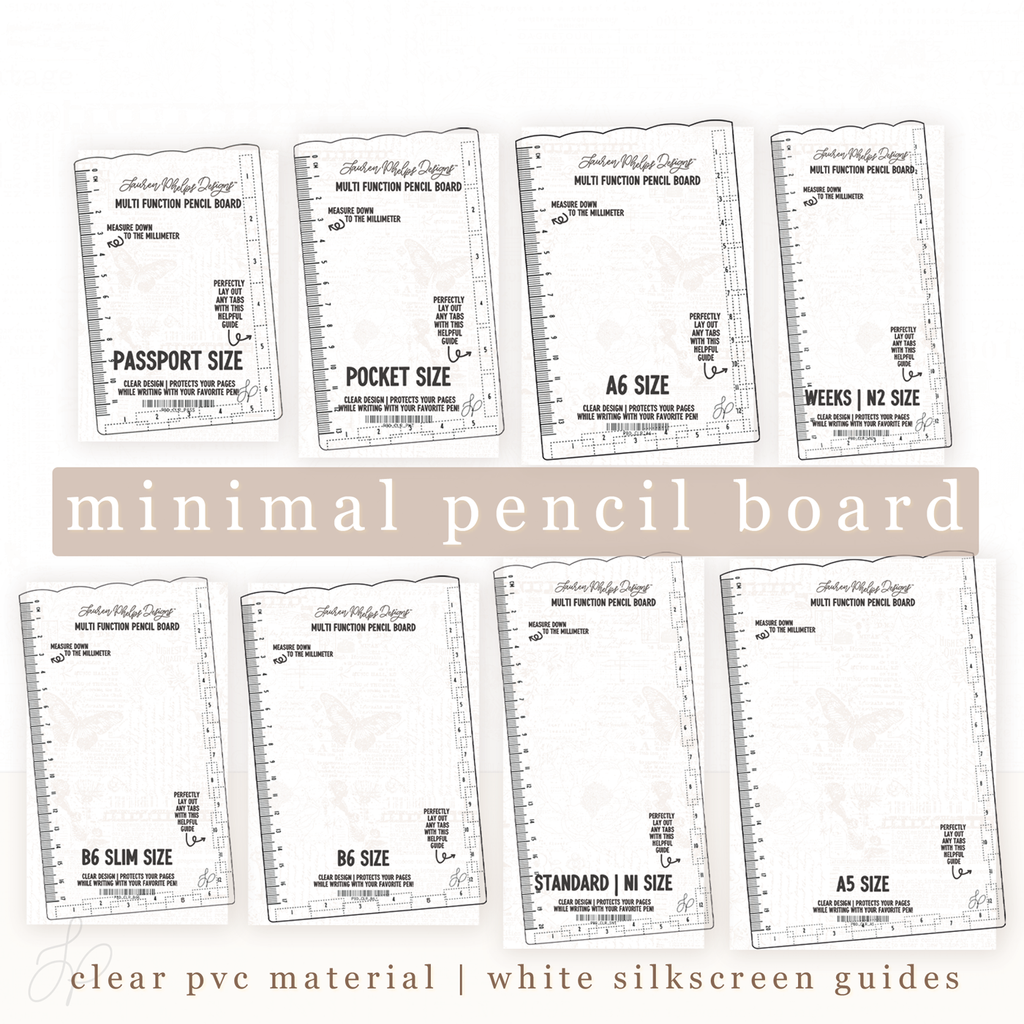 Clear Pencil Board | New Minimal Design