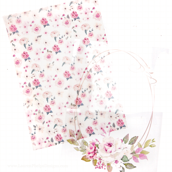 Gran Park Way Extras Petite Floral Vellum Sheet