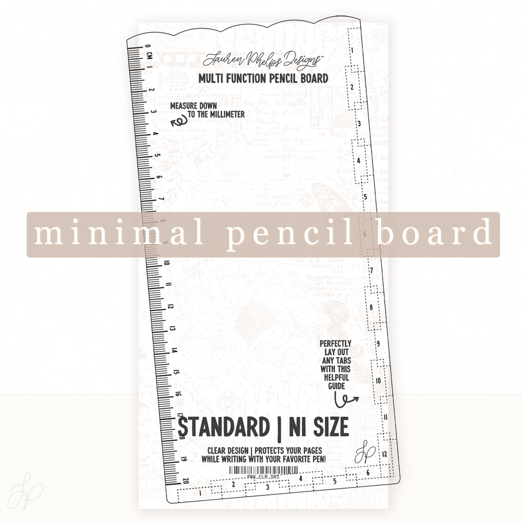 Clear Pencil Board | New Minimal Design