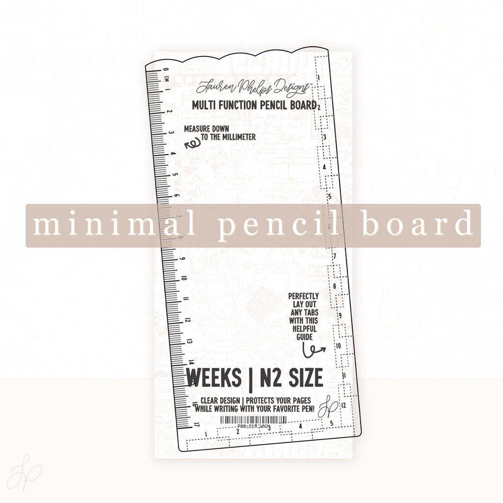 Clear Pencil Board | New Minimal Design